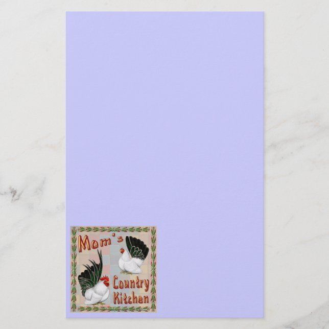 Papelería Cocina de campo de mamá (Anverso)