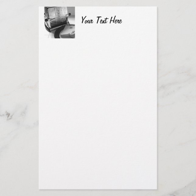 Papelería Cocina de tostadora vintage Personalizado Statione (Anverso)