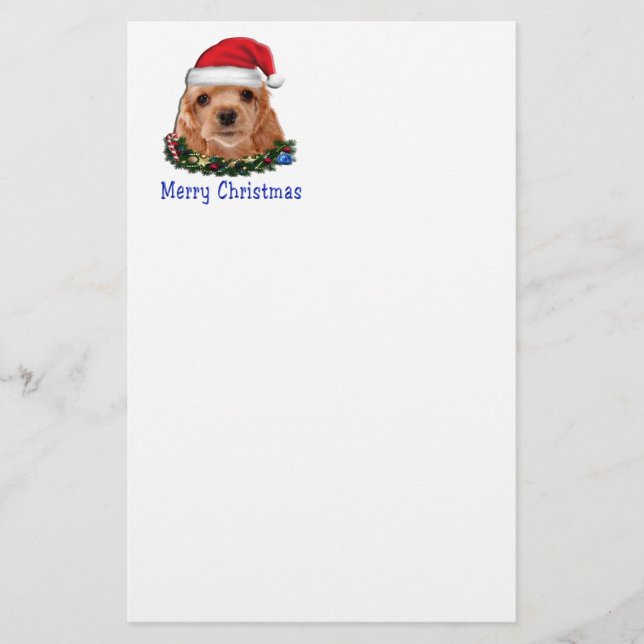 Papelería Cocker Spaniels (Anverso)
