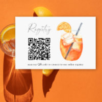 código QR de Aperol spritz registro de despedida d