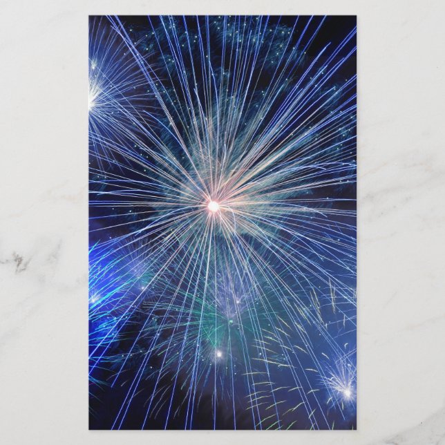 Papelería Cohetes de fuegos artificiales (Anverso)
