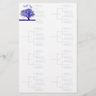 Papelería Colección del árbol de familia