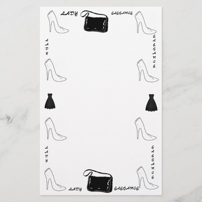 PAPELERÍA COLECCIÓN LADY ELEGANCE (Anverso)
