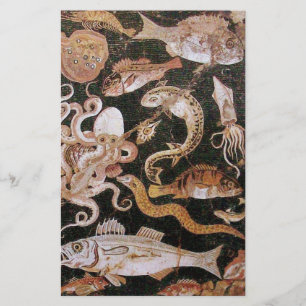PAPELERÍA COLECCIÓN POMPEYA / ESCENA DE VIDA MARINA