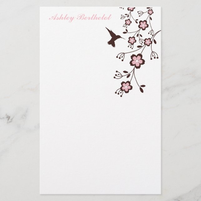 Papelería Colibrí (Anverso)