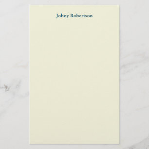Papelería Color beige Plata Elegante Profesional Moderno
