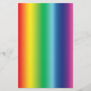 Papelería color de la bandera arcoiris de orgullo lgbt