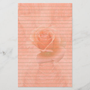 Papelería Color de rosa rosado con las líneas