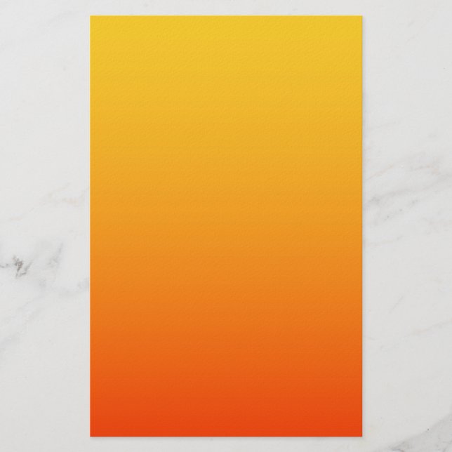 Papelería Color Naranja Amarillo (Anverso)