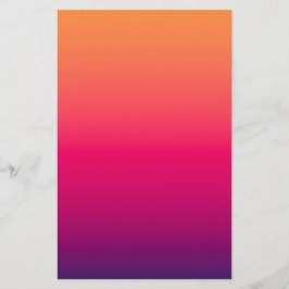 Papelería Color Naranja Rojo Purpura