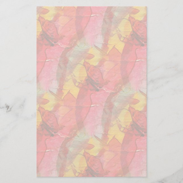 Papelería Color rojo amarillo (Anverso)