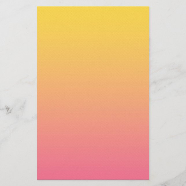 Papelería Color Rosa Amarillo (Anverso)