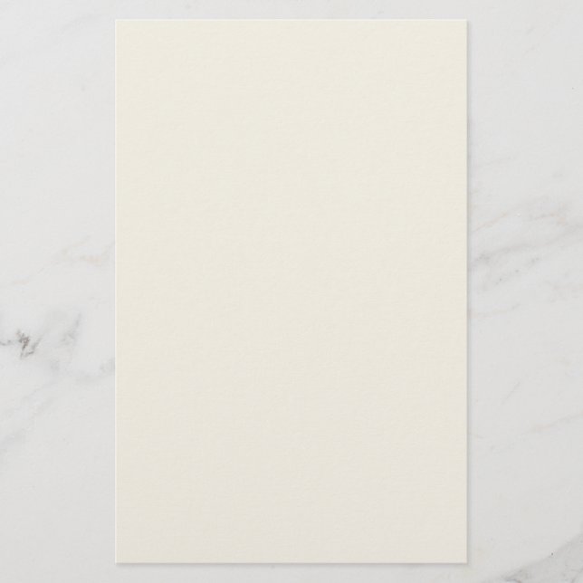 Papelería Color Sólido Blanco Cremoso (Anverso)