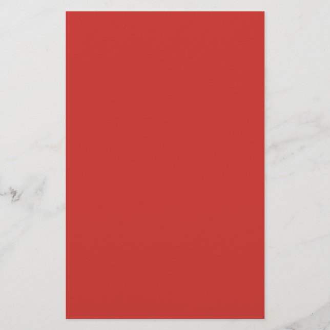 Papelería Color sólido rojo navidad (Anverso)