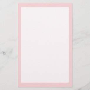Papelería Color sólido rosa Rubor