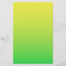 Papelería Color Verde Amarillo