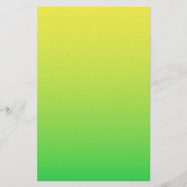 Papelería Color Verde Amarillo (Anverso)