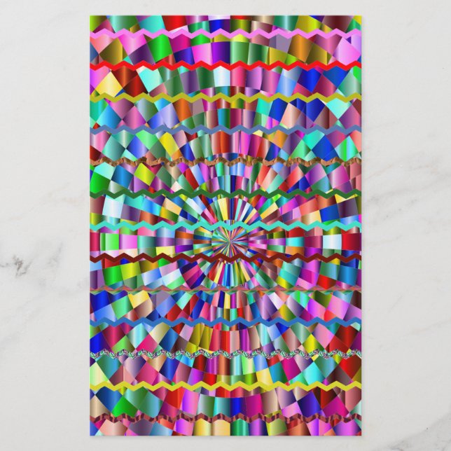 Papelería Colores decorativos (Anverso)