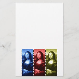 Papelería Colores primarios de impresión animal de Mona Lisa
