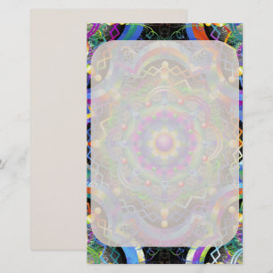 Papelería Colores psicodélicos del Universo de Mandala