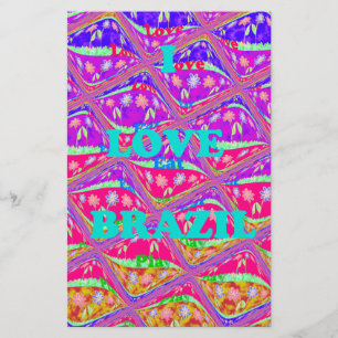 Papelería Colorida Samba Brasil Diversión me encantan los co
