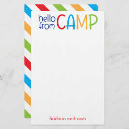 Papelería Colorido campamento de verano - Estacionamiento pe