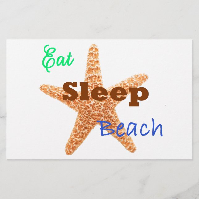 Papelería Coma la playa del sueño - poster 8.5x5.5 (Anverso)