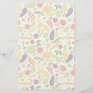 Papelería Comida de fondo blanco