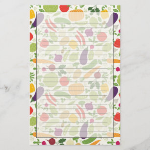 Papelería Comida de fondo blanco