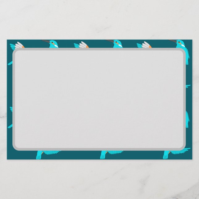 Papelería Common Kingfishers (Anverso)