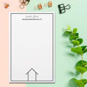 Papelería Compañía inmobiliaria Realtor personalizado simple