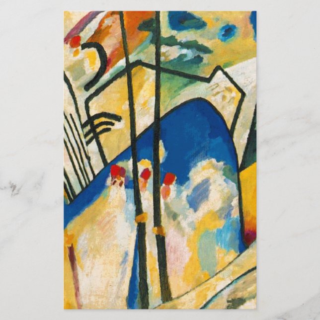 Papelería Composición IV de Kandinsky (Anverso)
