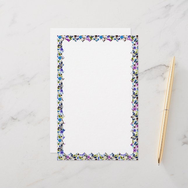 papelería con borde escalonado (Anverso/Reverso In Situ)