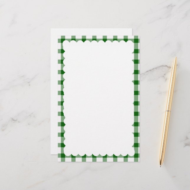 papelería con borde escalonado (Anverso/Reverso In Situ)