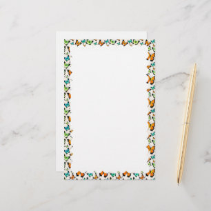papelería con borde escalonado
