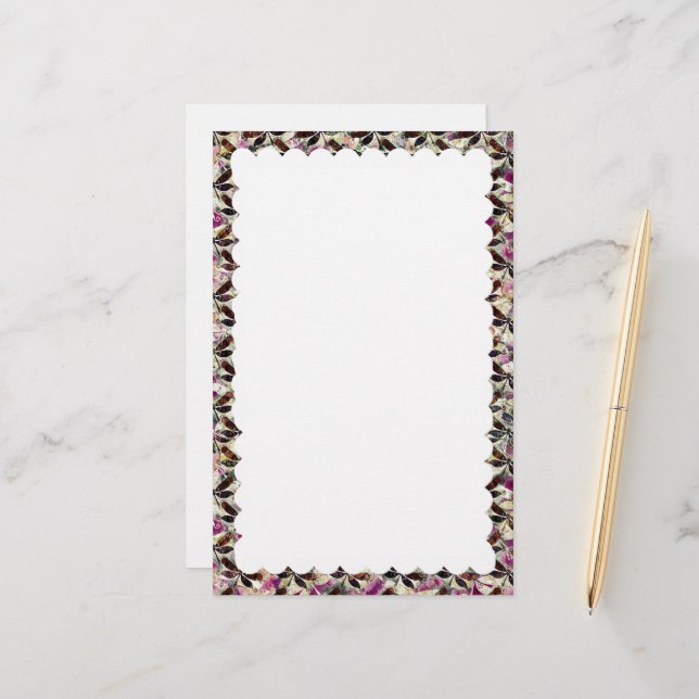 papelería con borde escalonado (Anverso/Reverso In Situ)