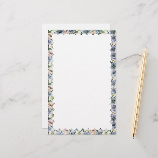 papelería con borde escalonado (Anverso/Reverso In Situ)