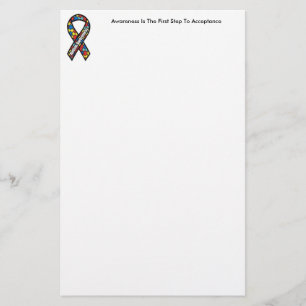 Papelería Conciencia del autismo inmóvil