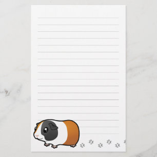 Papelería Conejillo de Indias del dibujo animado (pelo liso)