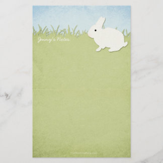 Papelería Conejo blanco caprichoso