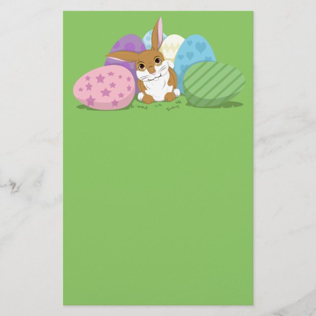 Papelería Conejo de Pascua (Anverso)