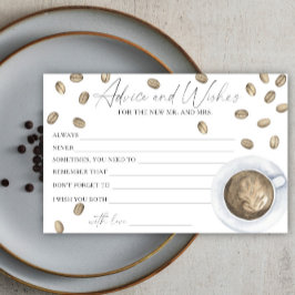 Papelería Consejo y deseos para la ducha de novia