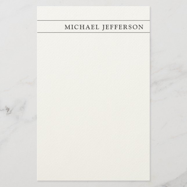 Papelería Consultor de blanco y negro Abogado profesión jurí (Anverso)