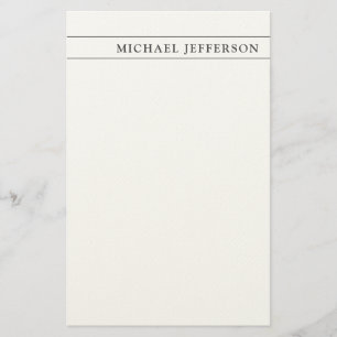 Papelería Consultor de blanco y negro profesión de abogado