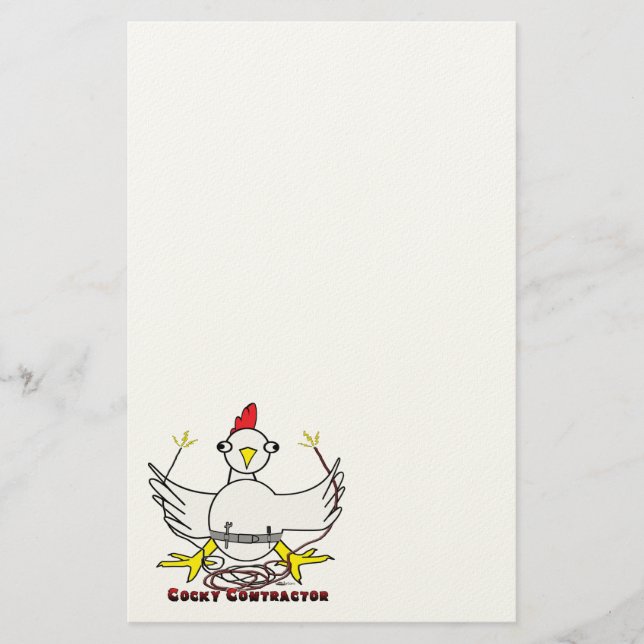 Papelería Contratista de Cocky (Anverso)