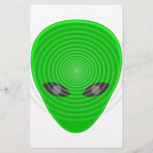Papelería Control de la mente de la cabeza alienígena