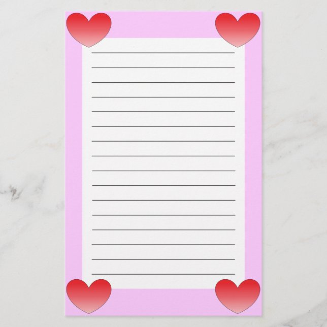 Papelería Corazón 4 (Anverso)