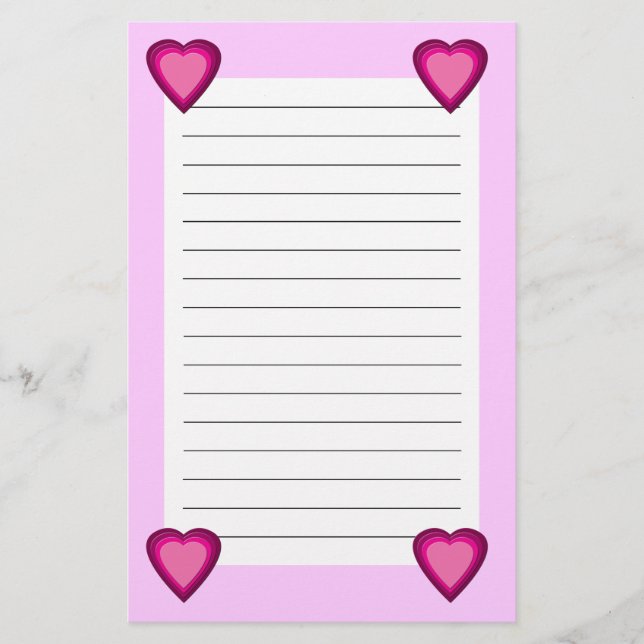 Papelería Corazón 5 (Anverso)