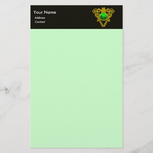PAPELERÍA CORAZÓN CÉLTICO DE SAINT PATRICK, VERGÜENZA (Anverso)