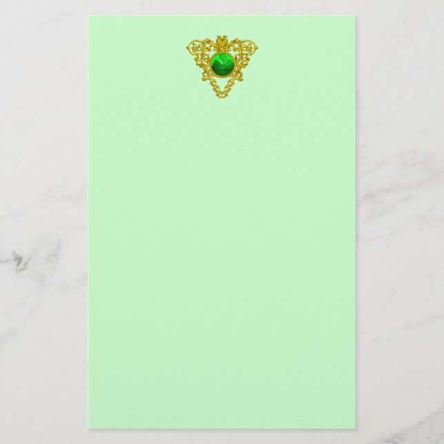 PAPELERÍA CORAZÓN CÉLTICO DE SAINT PATRICK, VERGÜENZA (Anverso)
